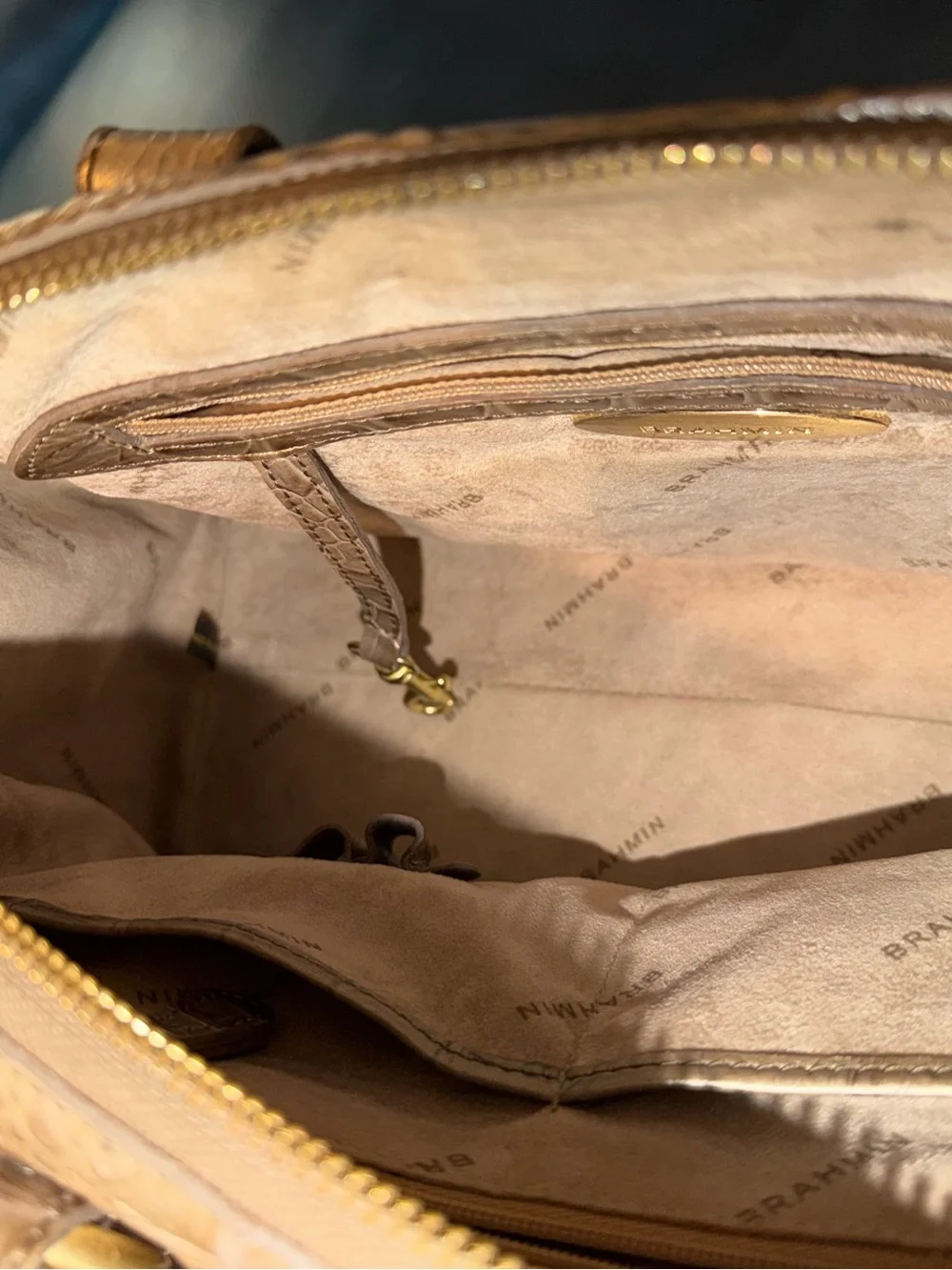 Brahmin duffel-satchel style